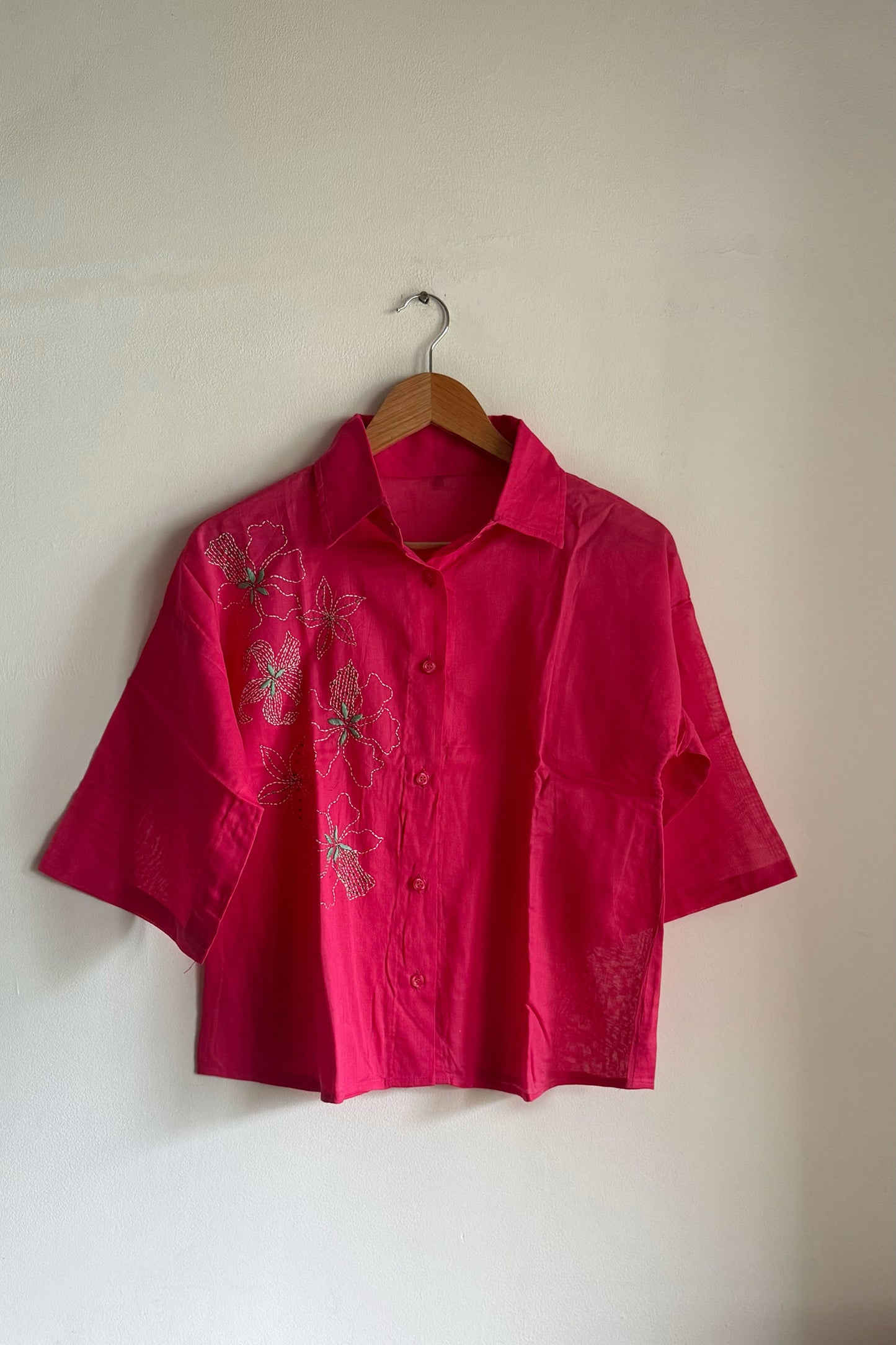 Fuchsia Bloom Shirt