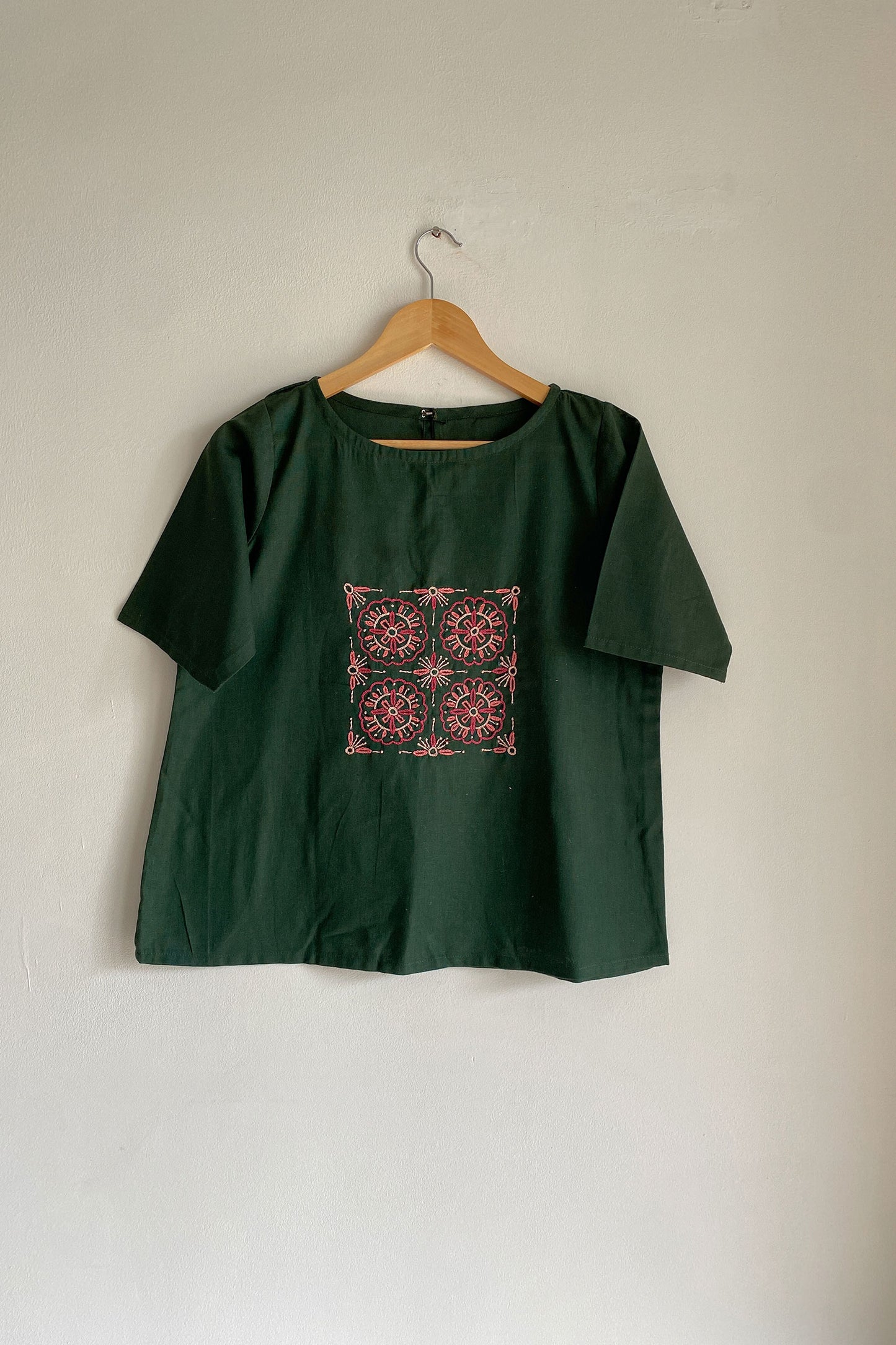Emerald Bloom Top