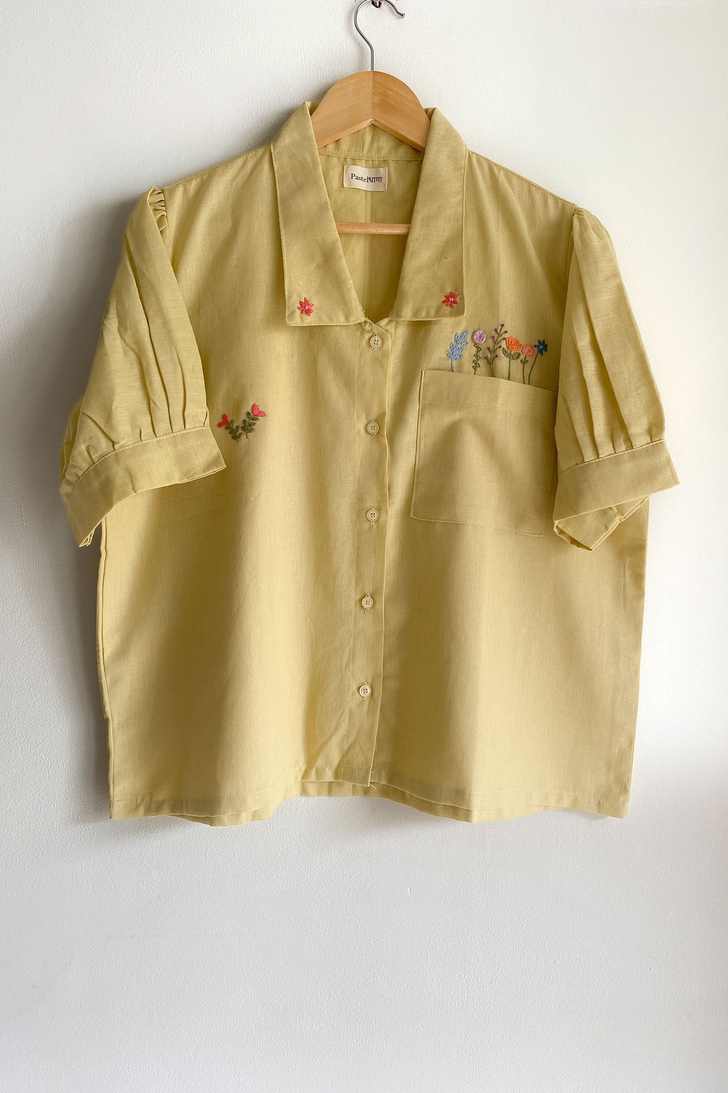 Golden Bloom Pocket Shirt (Unisex)