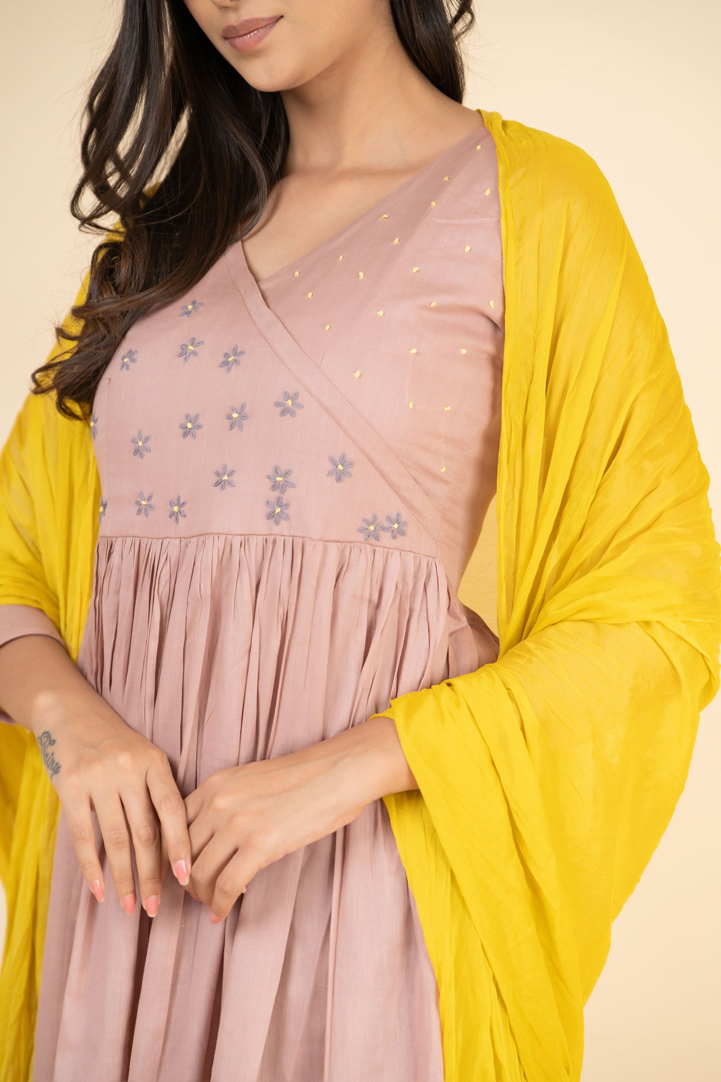 Dahlia Embroidered Suit Set