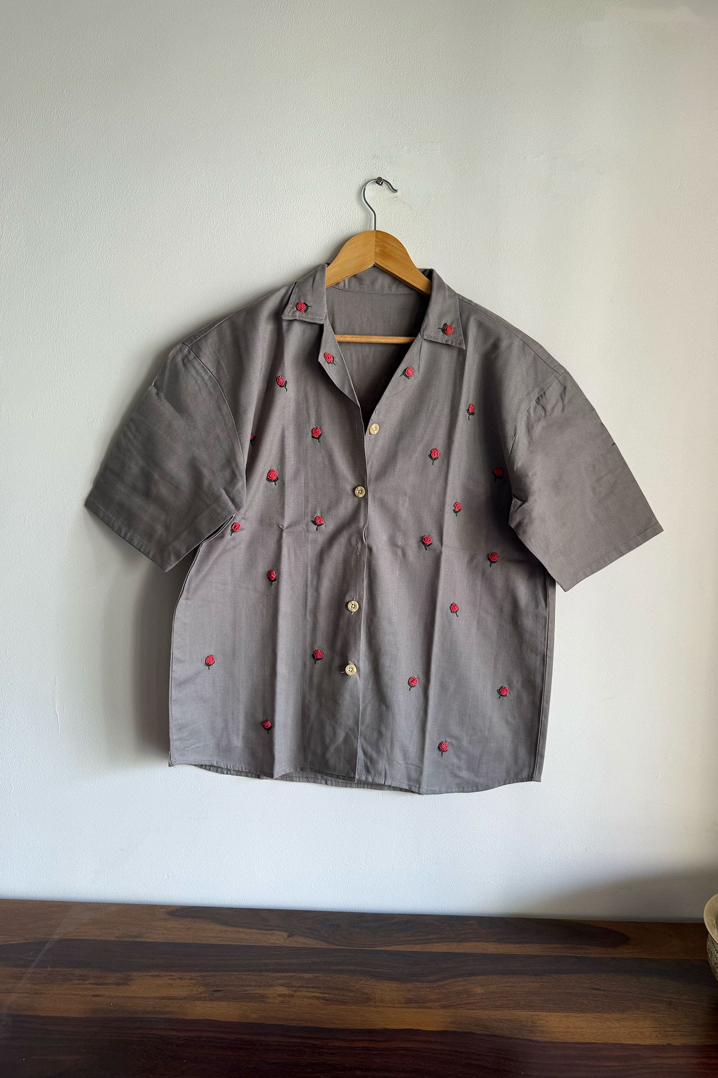 Grey Flora Shirt (Unisex)