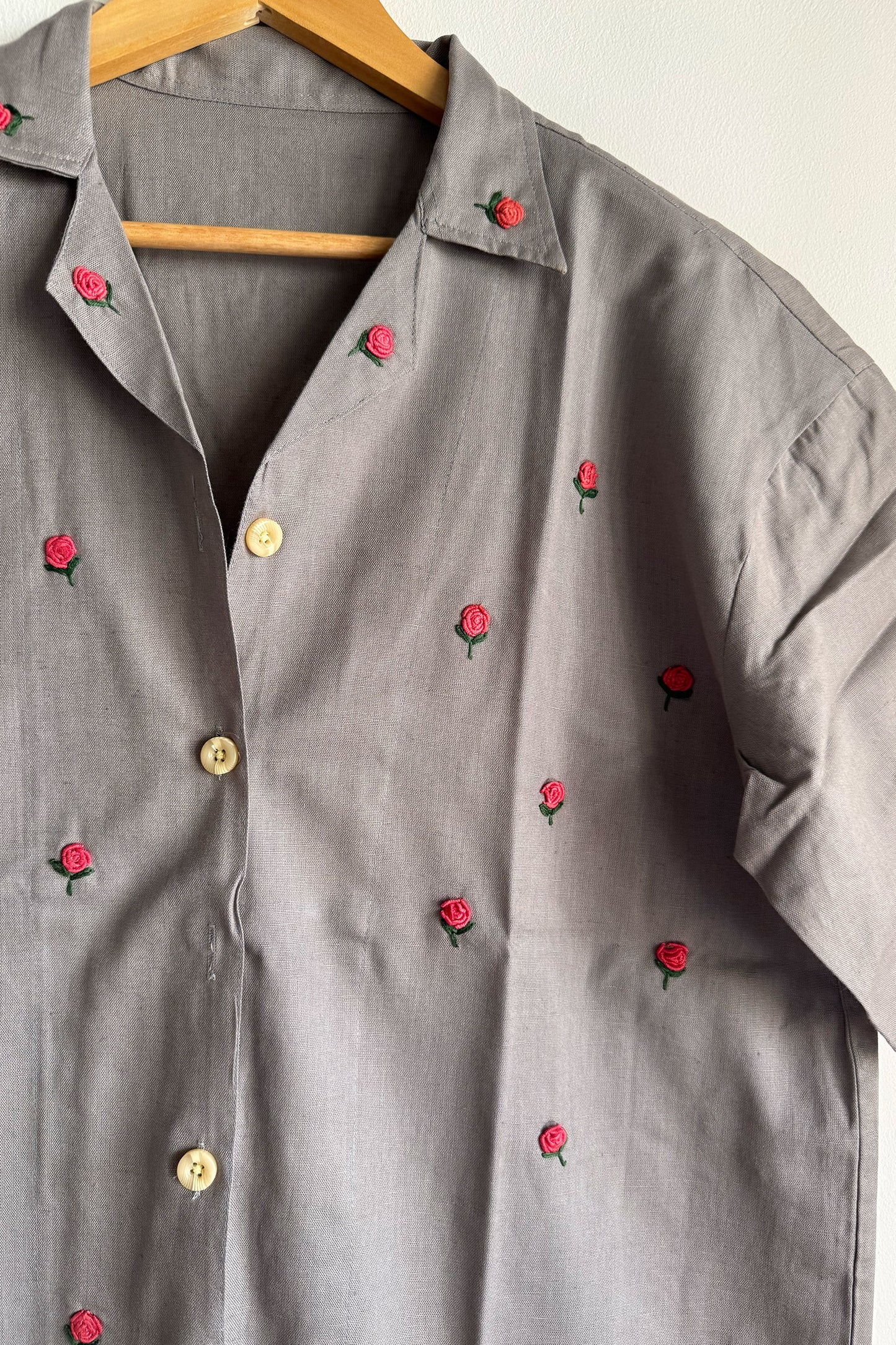 Grey Flora Shirt (Unisex)