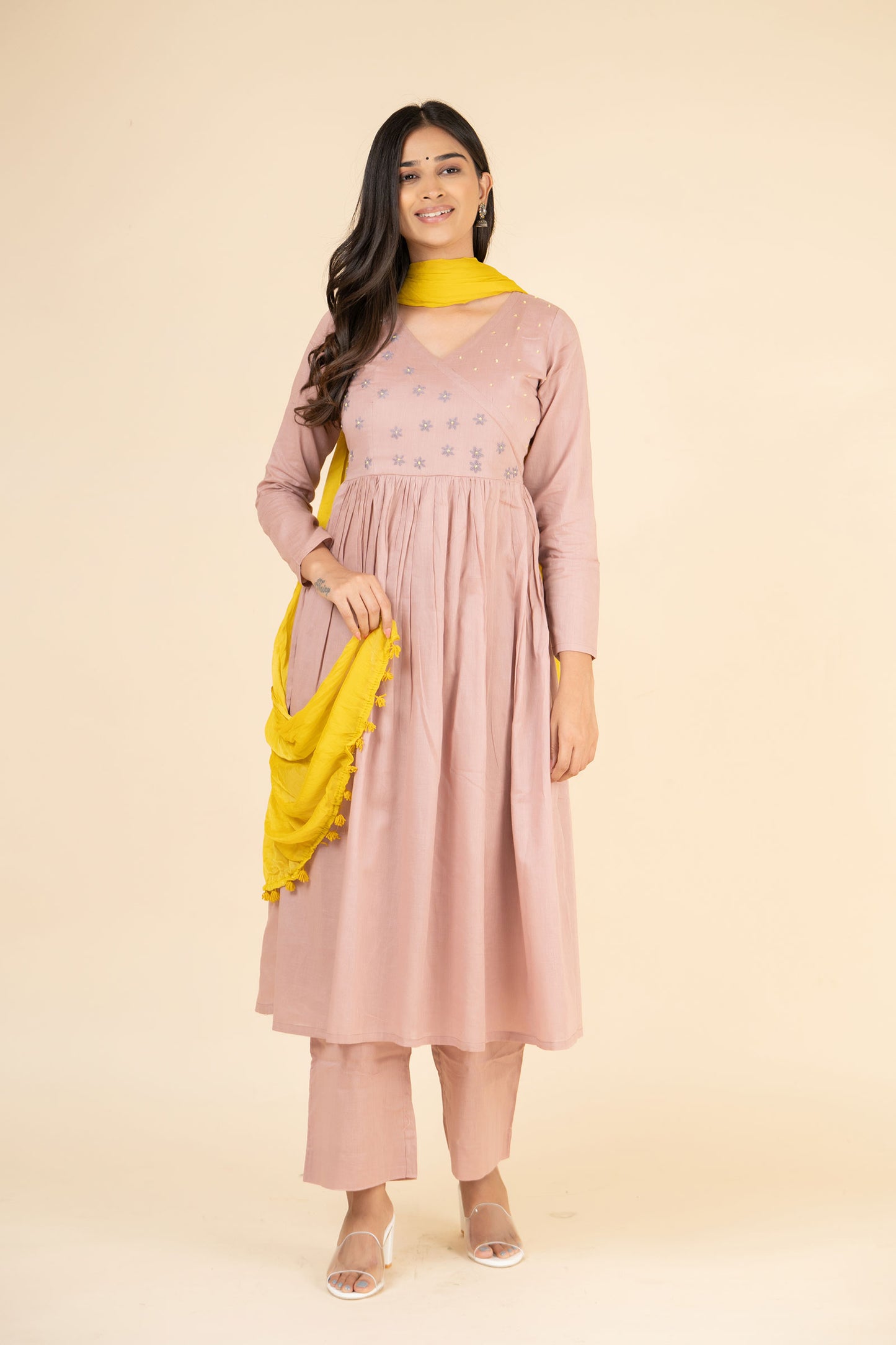 Dahlia Embroidered Suit Set