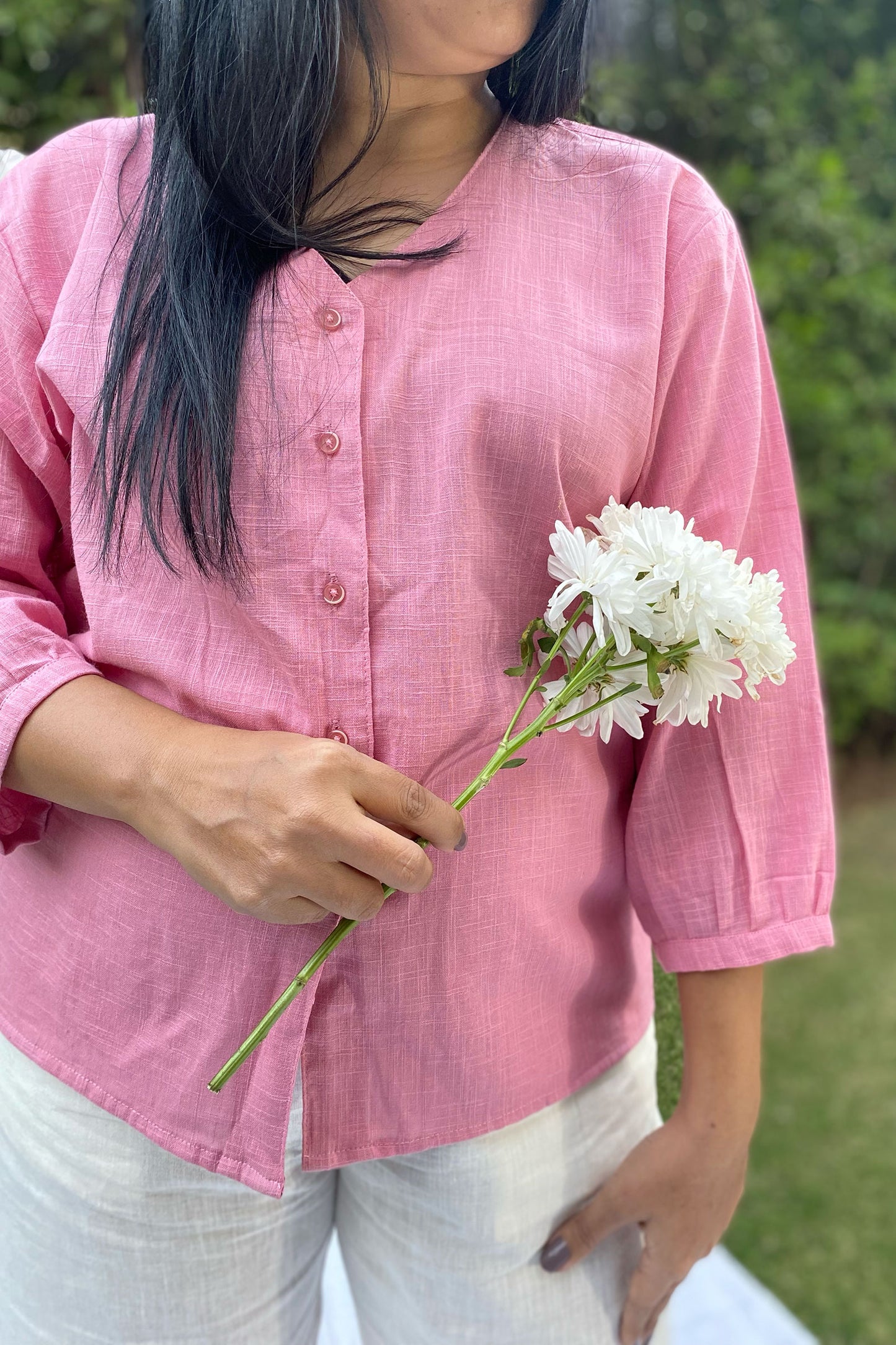 Taffy Pink Relaxed Fit Shirt