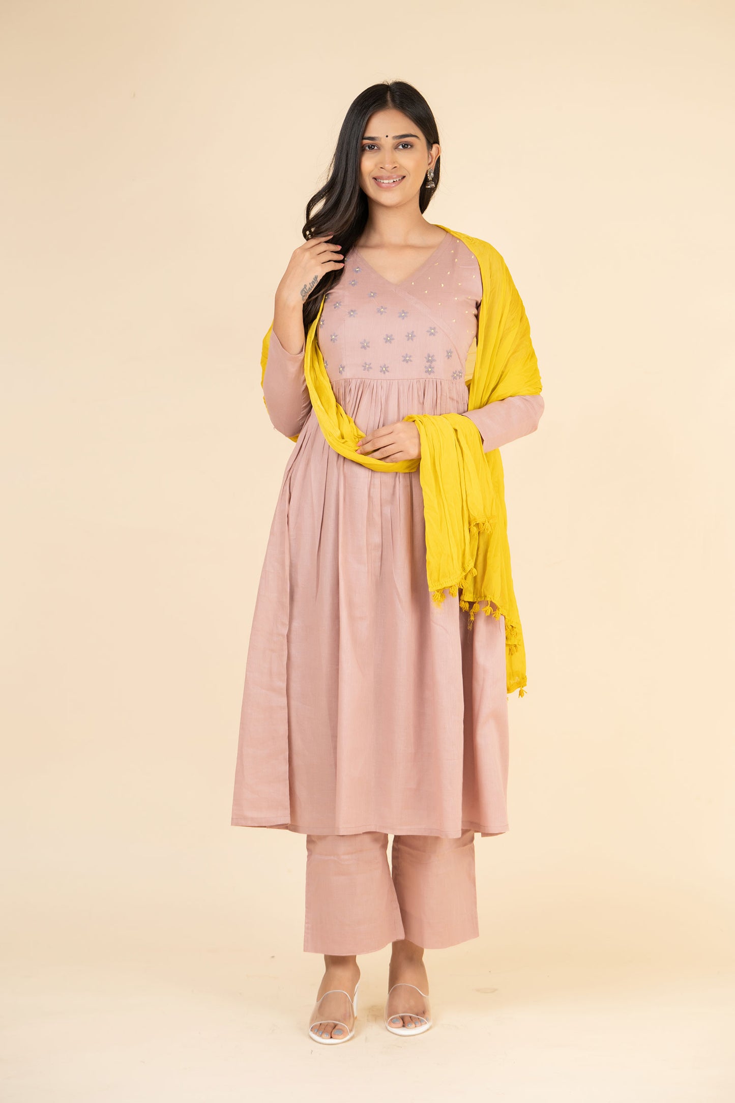Dahlia Embroidered Suit Set