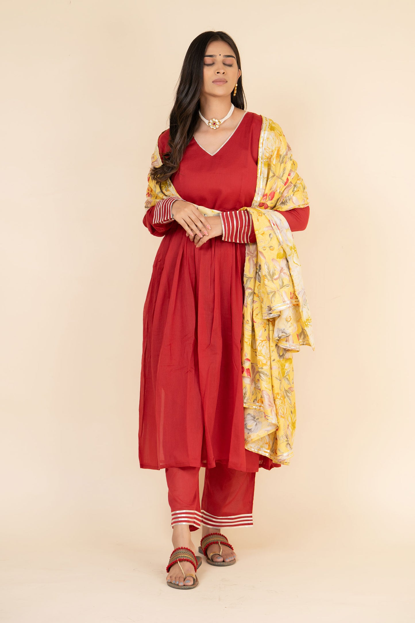 Jaswand Lace Suit Set