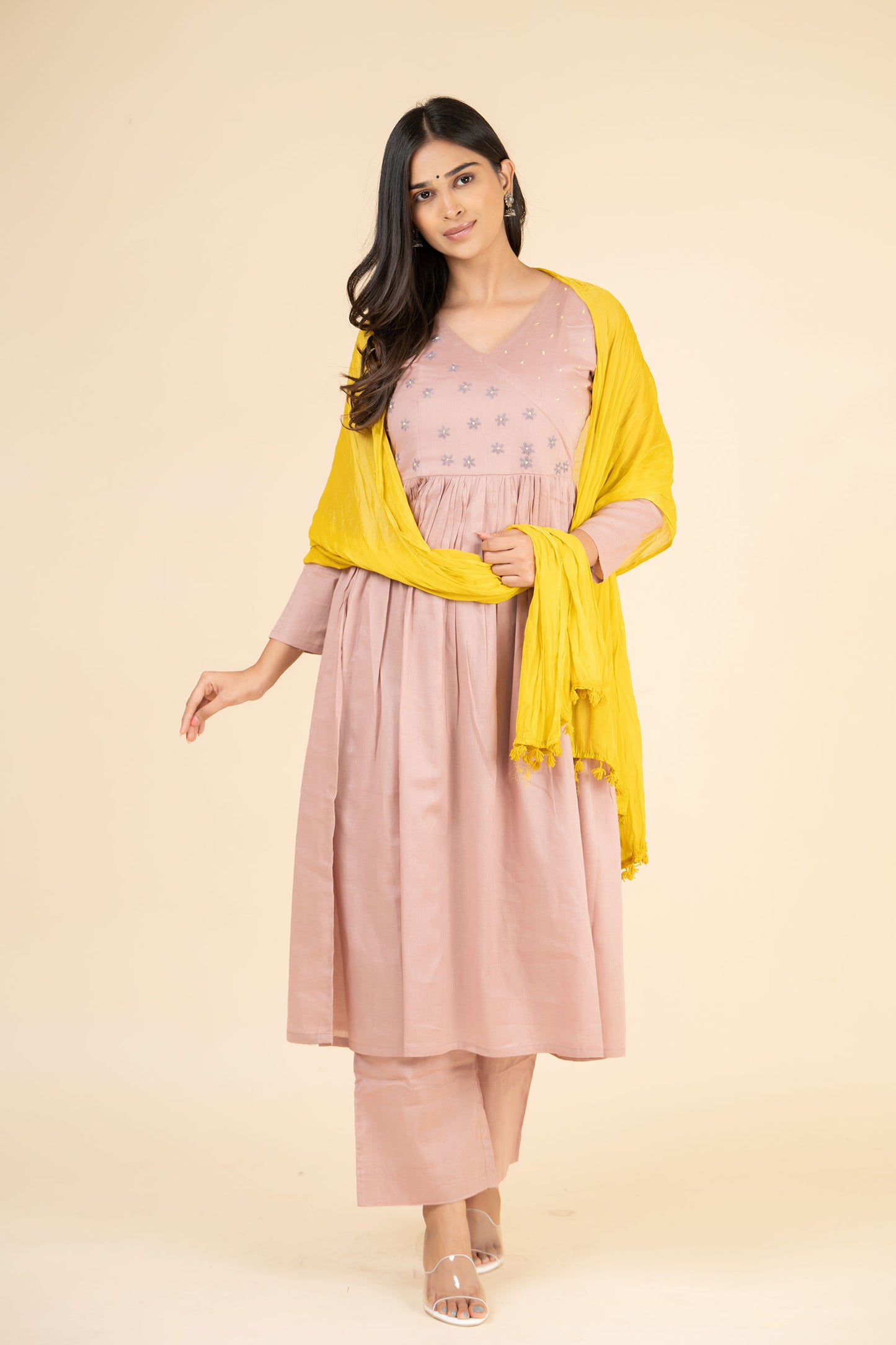 Dahlia Embroidered Suit Set