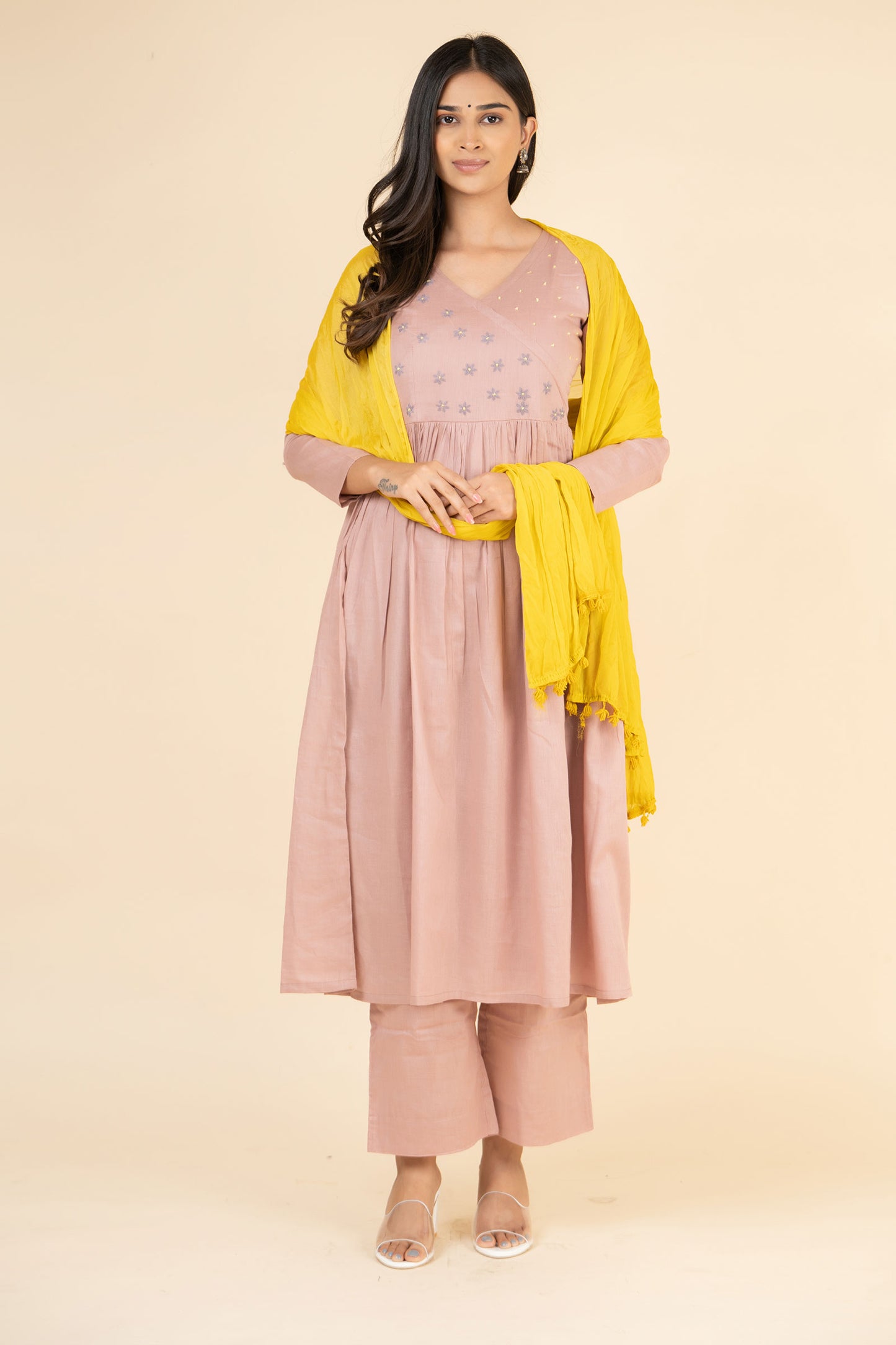 Dahlia Embroidered Suit Set