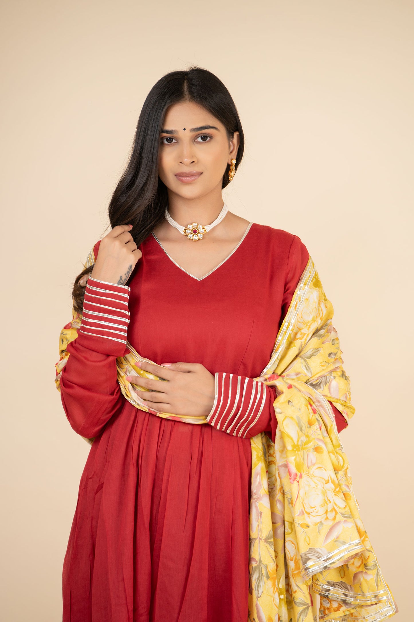 Jaswand Lace Suit Set