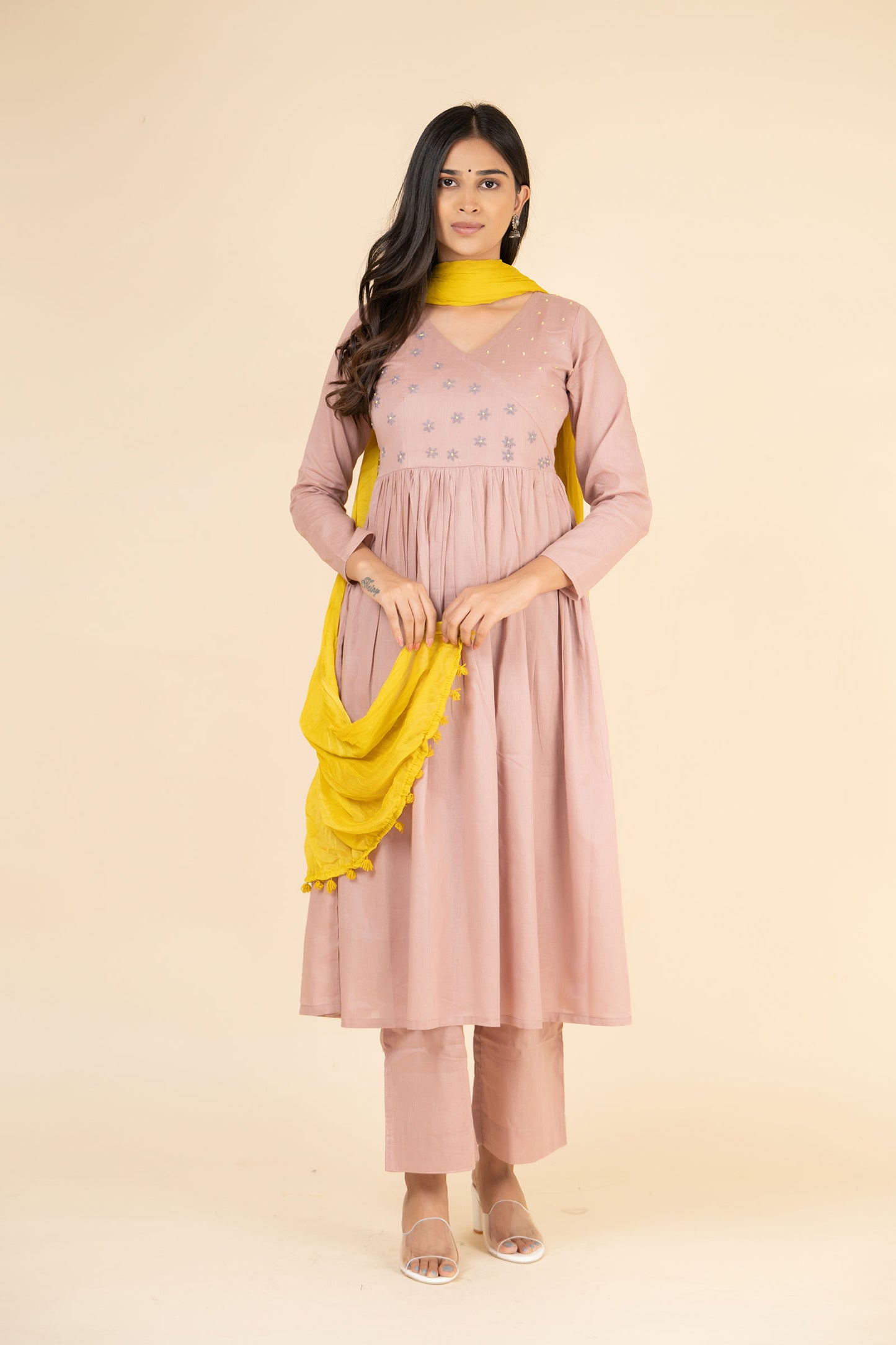 Dahlia Embroidered Suit Set