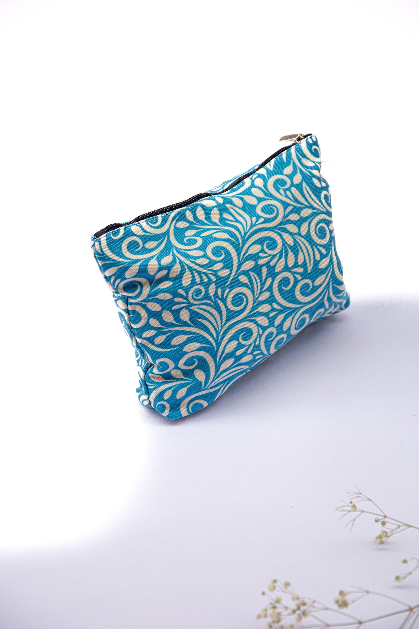Blue Floral Daily Essential Small Pouch
