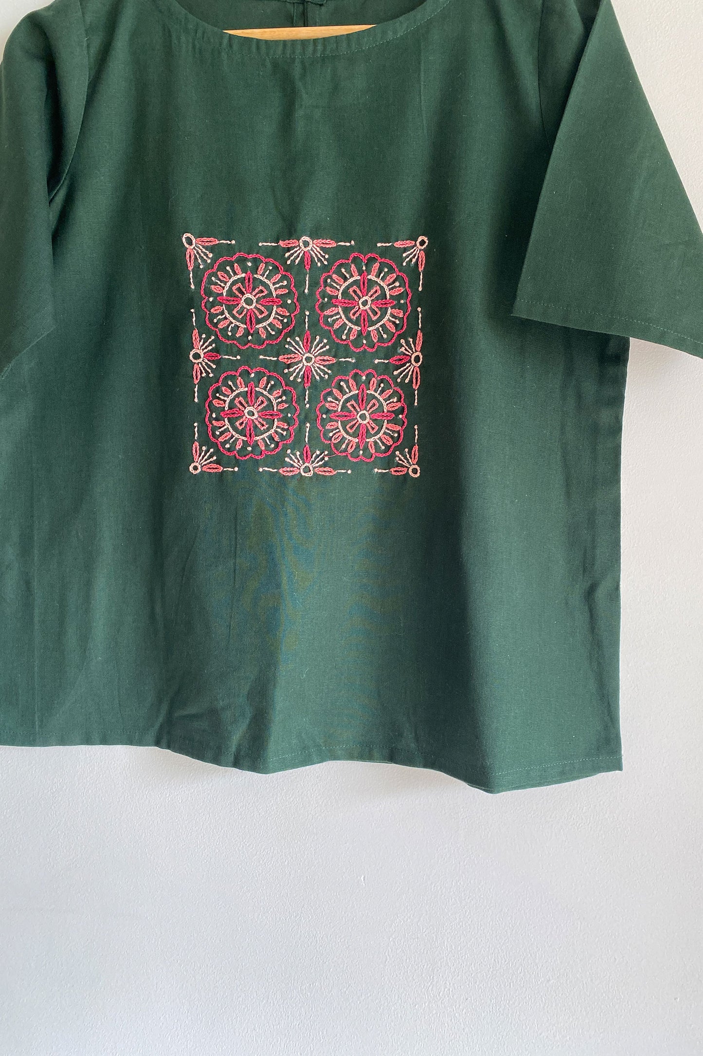 Emerald Bloom Top