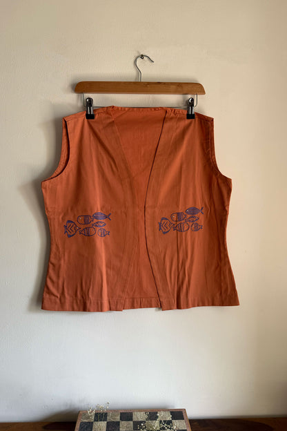 Fish in Flame Shrug