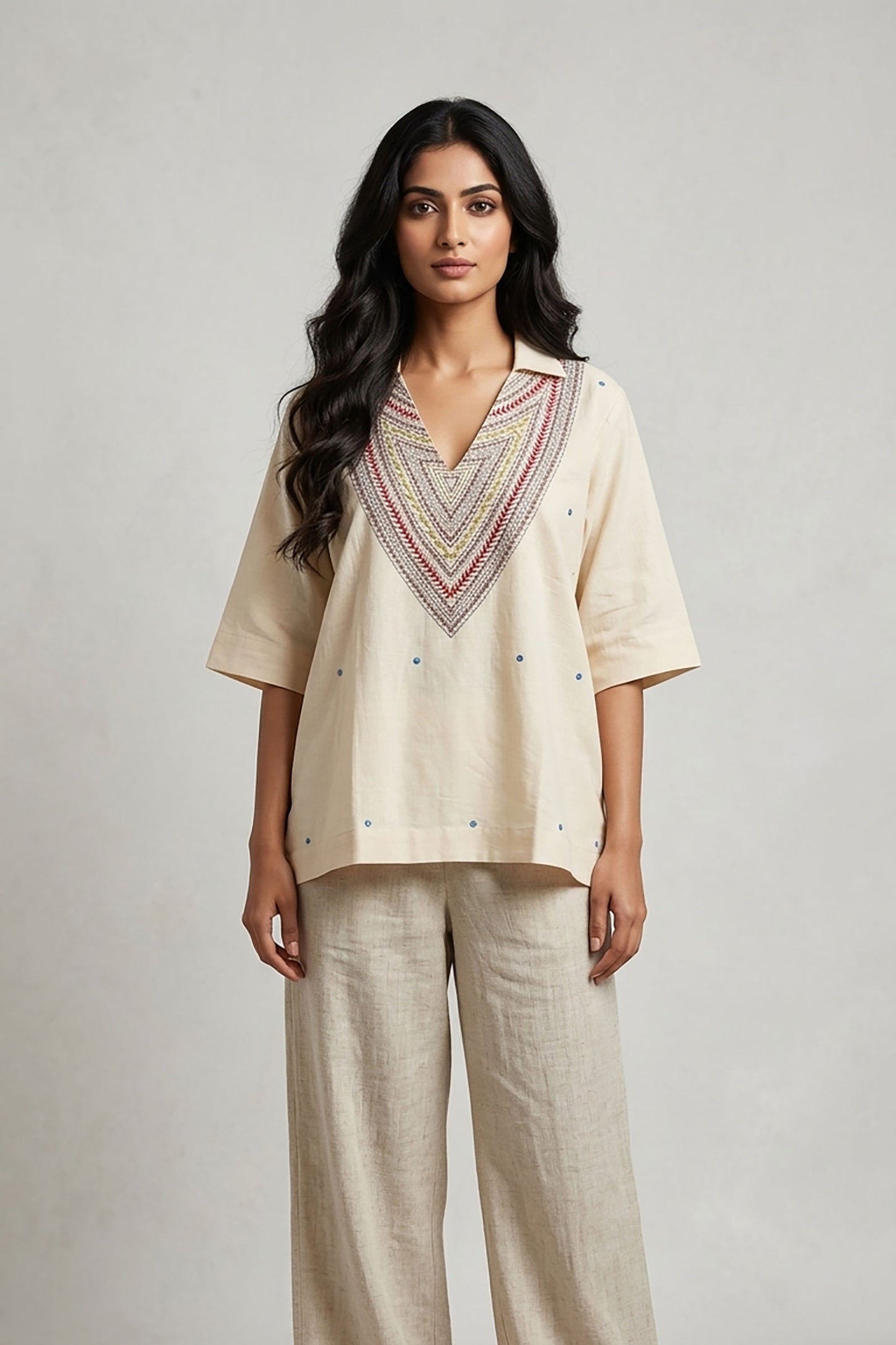 Ivory Boho Top