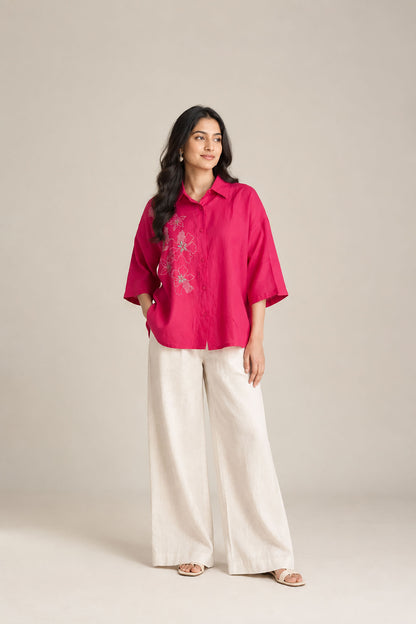 Fuchsia Bloom Shirt