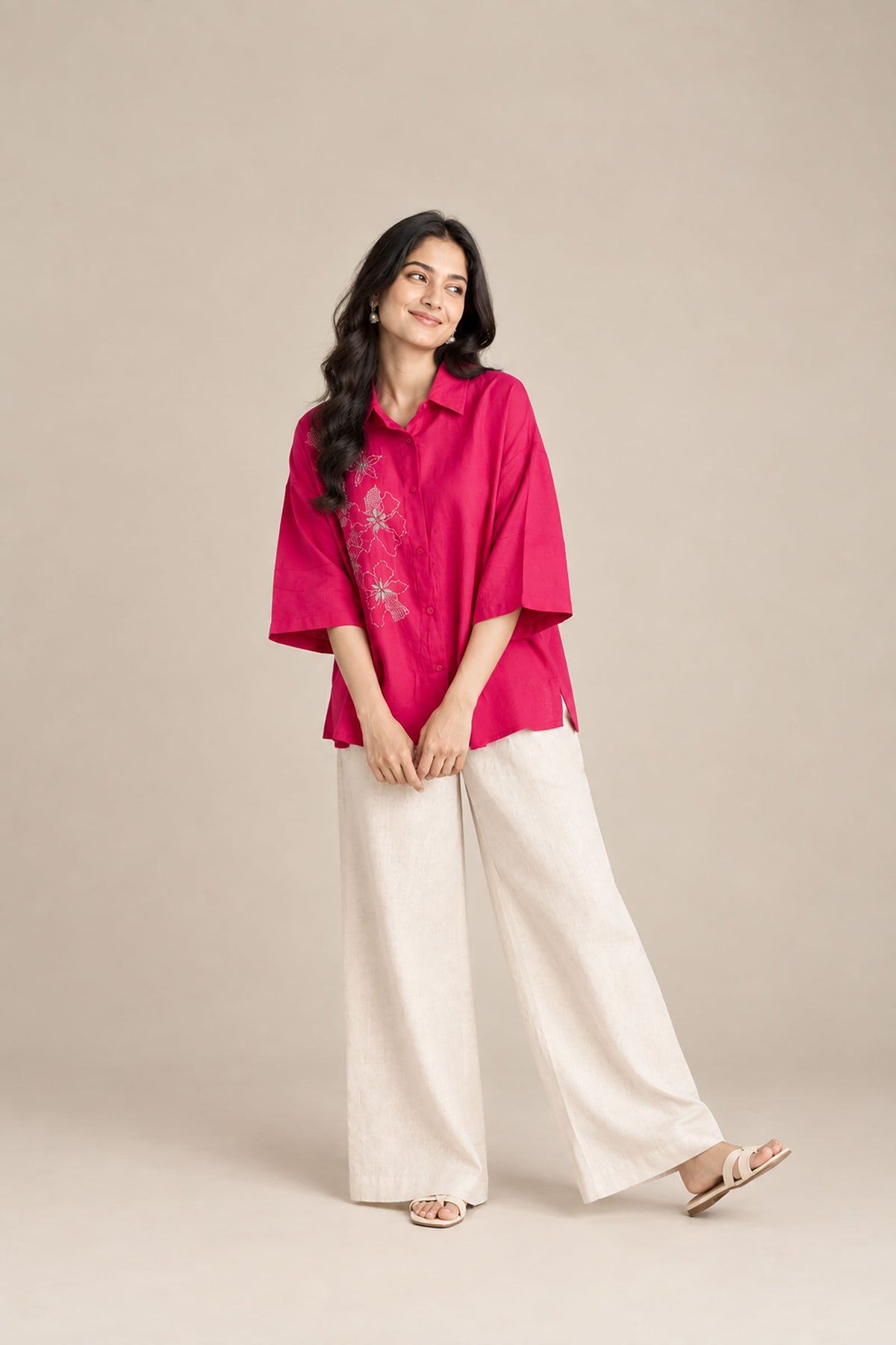 Fuchsia Bloom Shirt