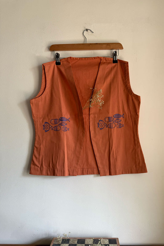 Fish in Flame Shrug