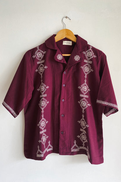 Ziba Kutchi Embroidery Shirt (Unisex)