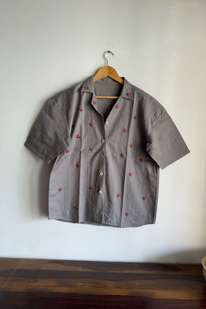 Grey Flora Shirt (Unisex)