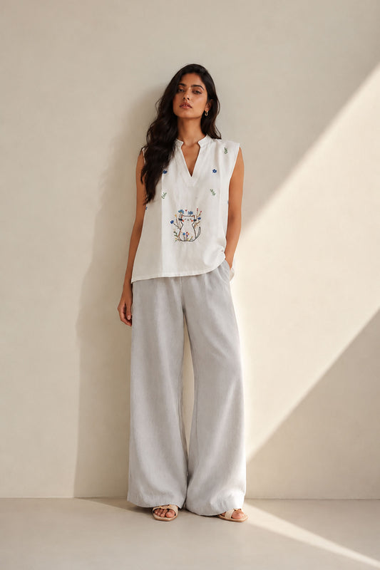 The Garden Cat Top