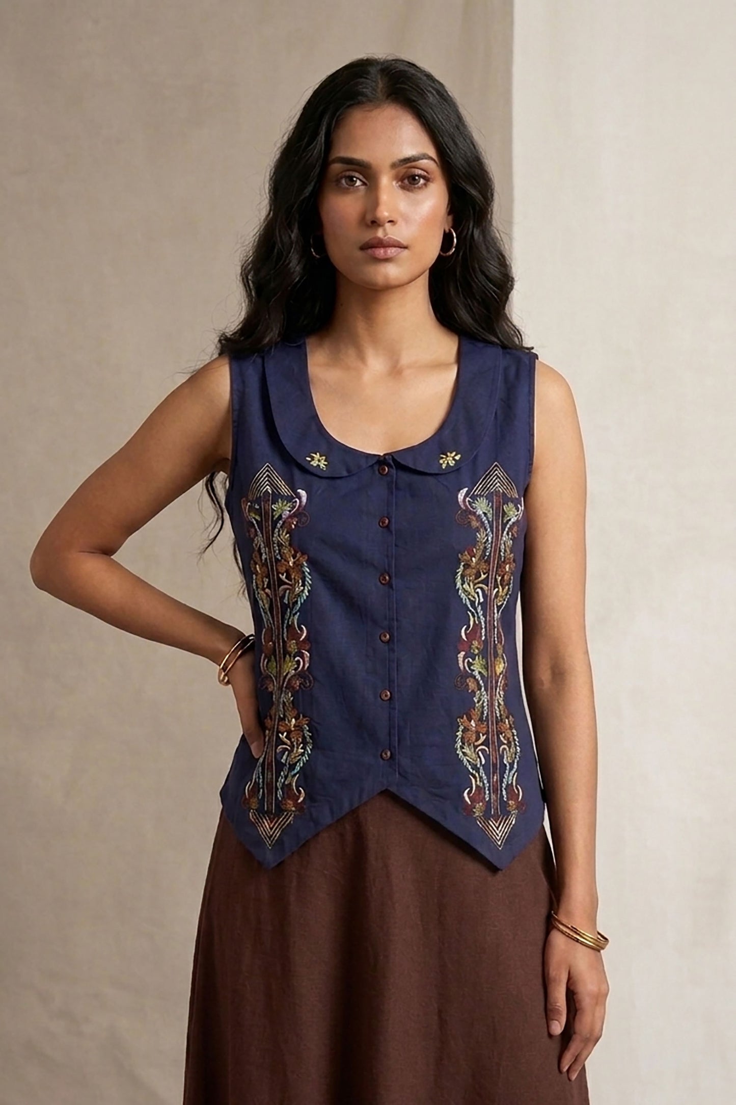 Indigo Gamthi Vest