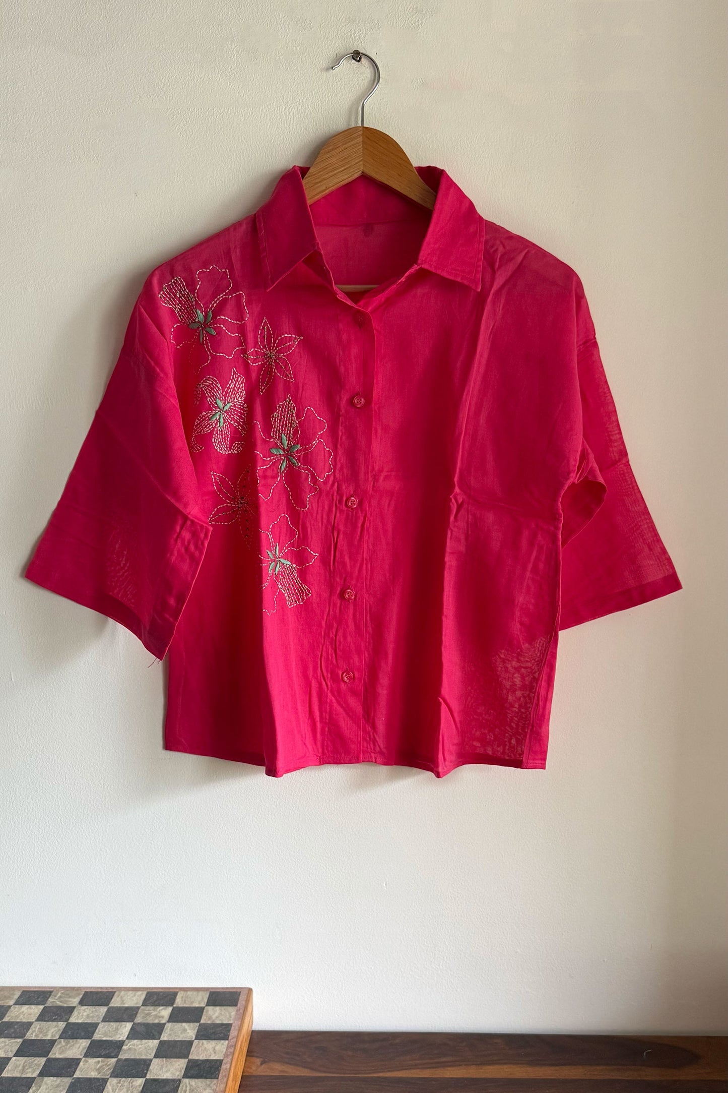 Fuchsia Bloom Shirt
