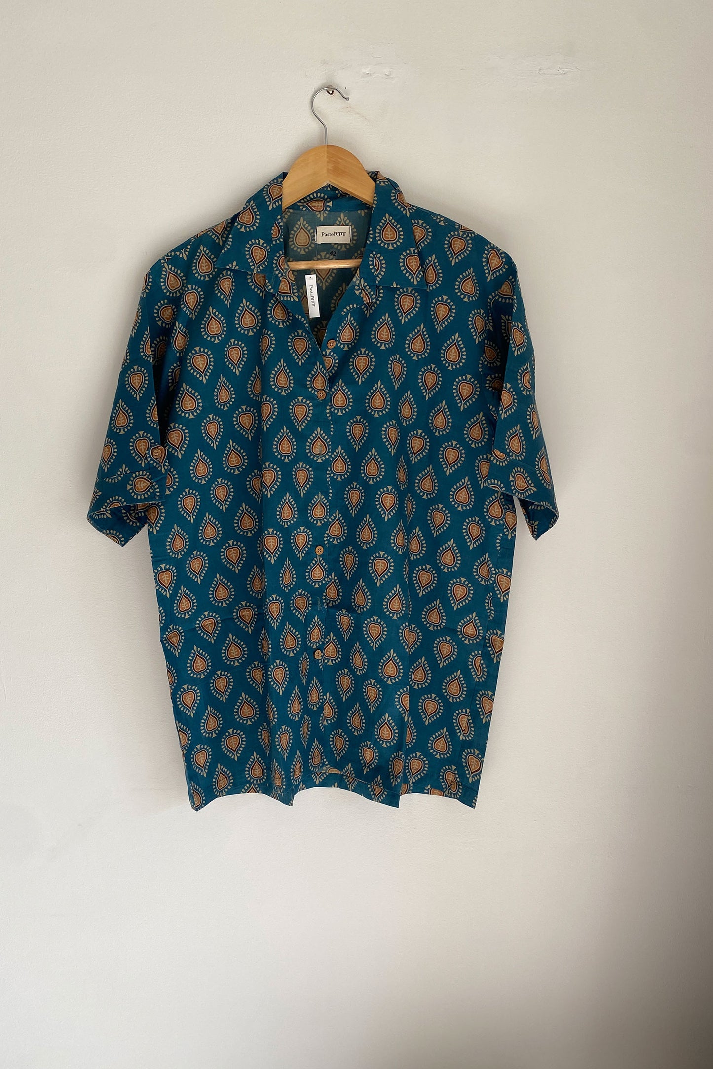 Heart Printed Collared Shirt
