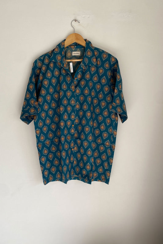 Heart Printed Collared Shirt
