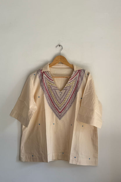 Ivory Boho Top