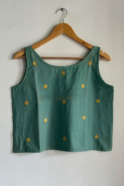 Tribal Bloom Crop Top