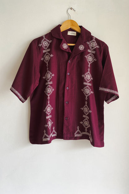 Ziba Kutchi Embroidery Shirt (Unisex)