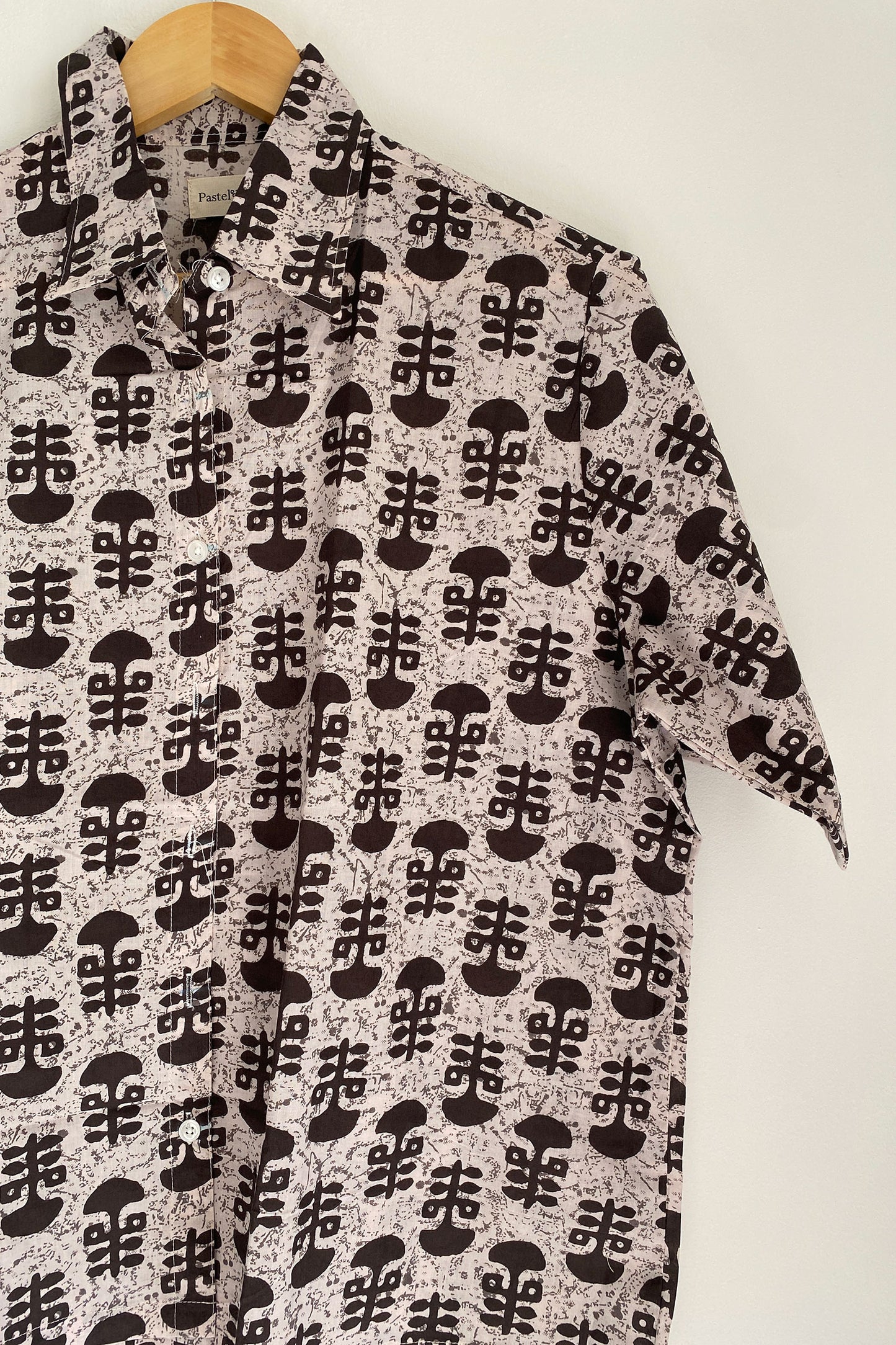Grey White Dabu Shirt