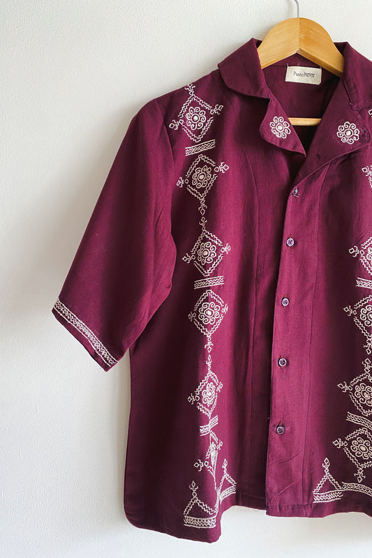 Ziba Kutchi Embroidery Shirt (Unisex)
