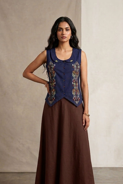 Indigo Gamthi Vest