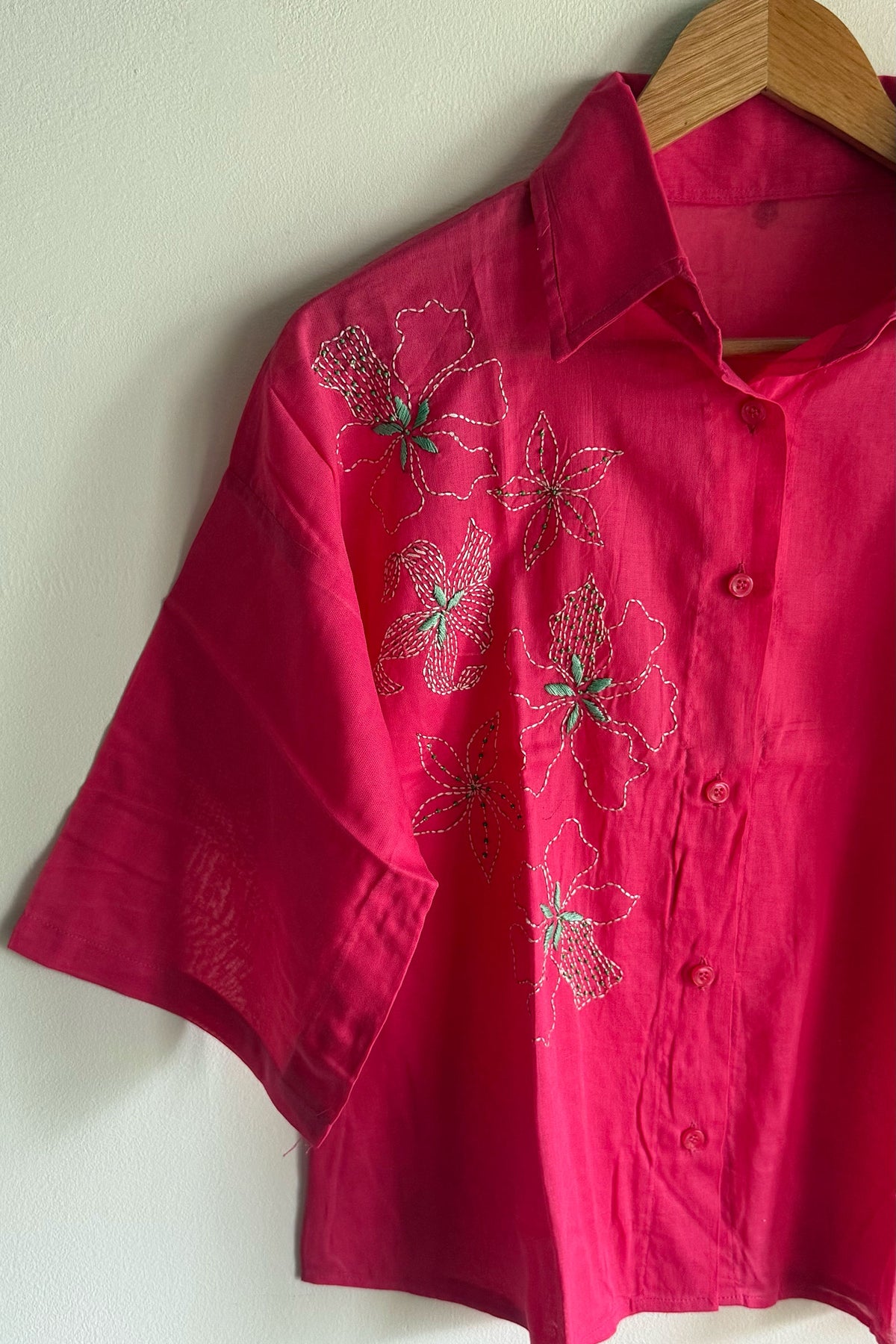 Fuchsia Bloom Shirt