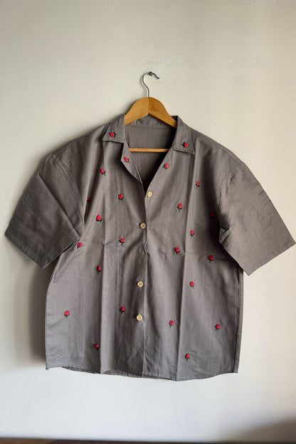 Grey Flora Shirt (Unisex)