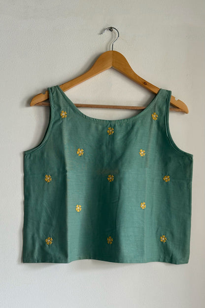 Tribal Bloom Crop Top