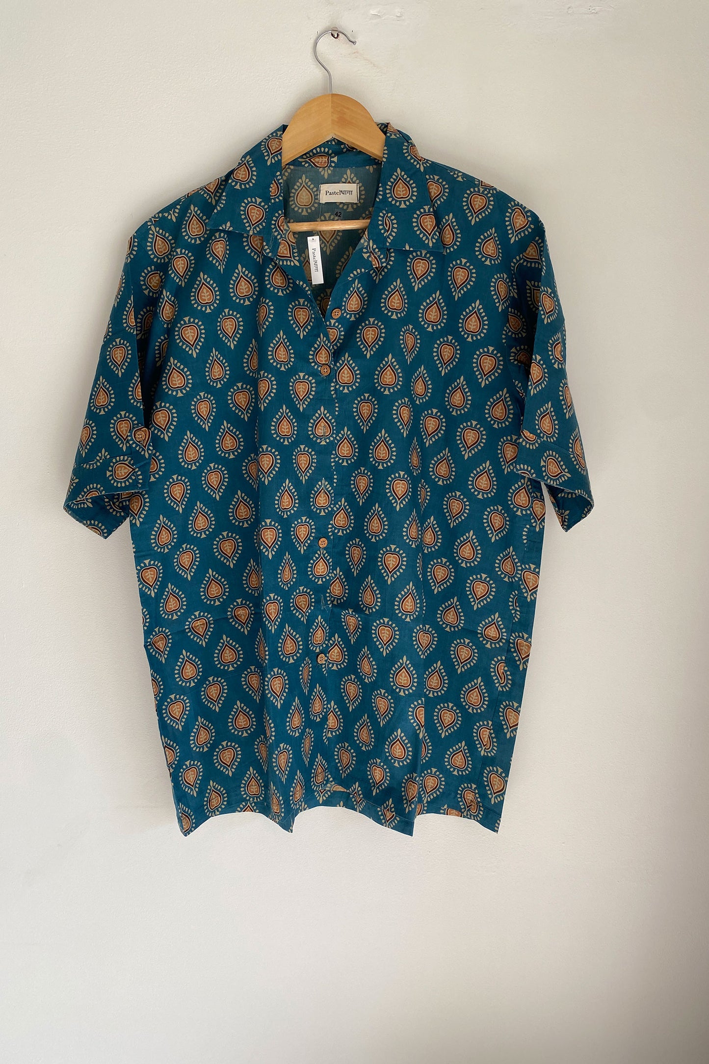 Heart Printed Collared Shirt