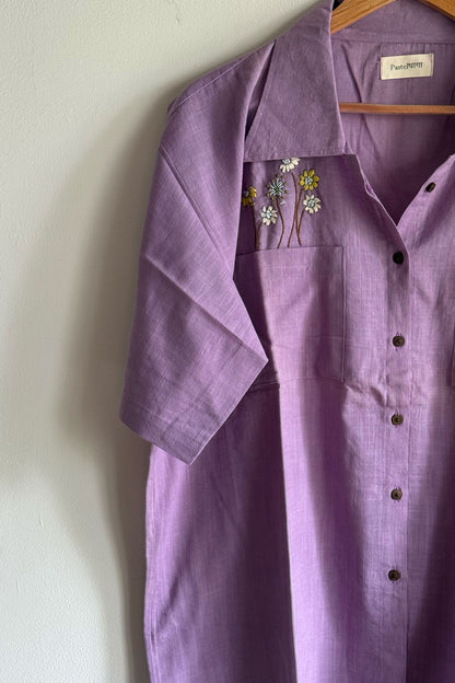 Lilac Wildflower Shirt