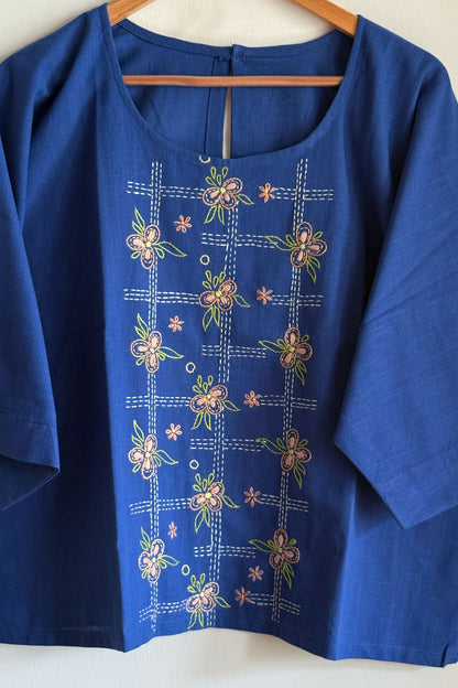 Cobalt Bloom Top