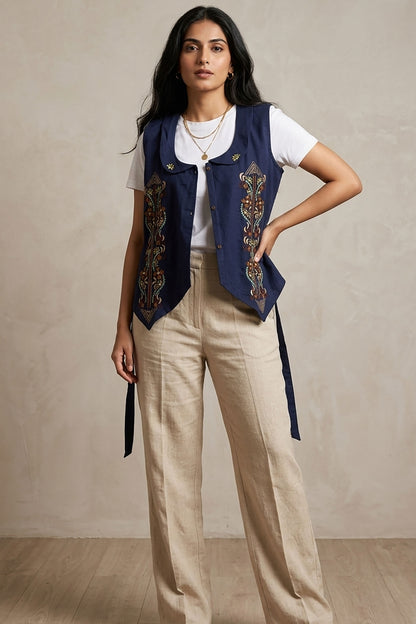 Indigo Gamthi Vest