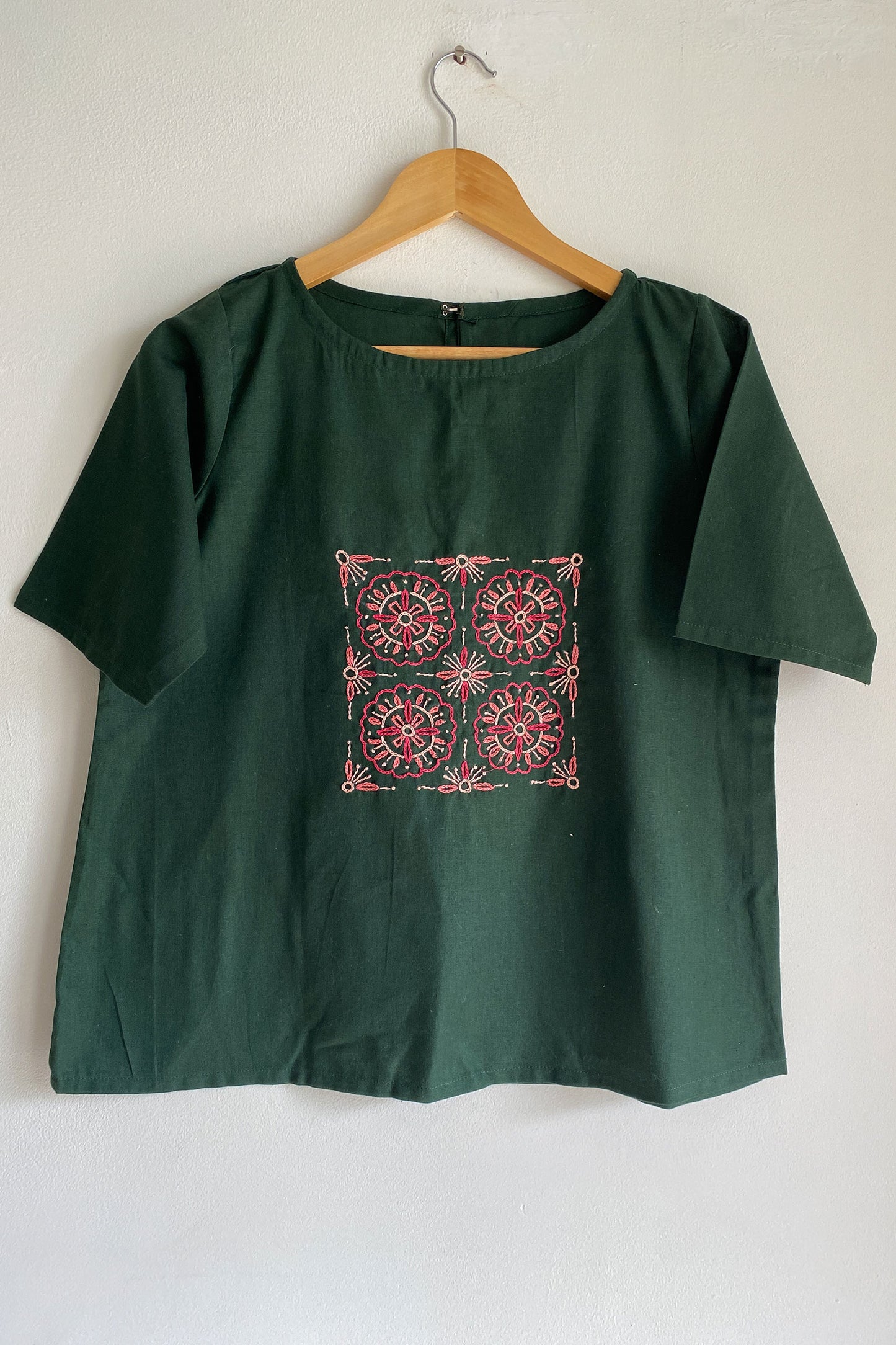 Emerald Bloom Top