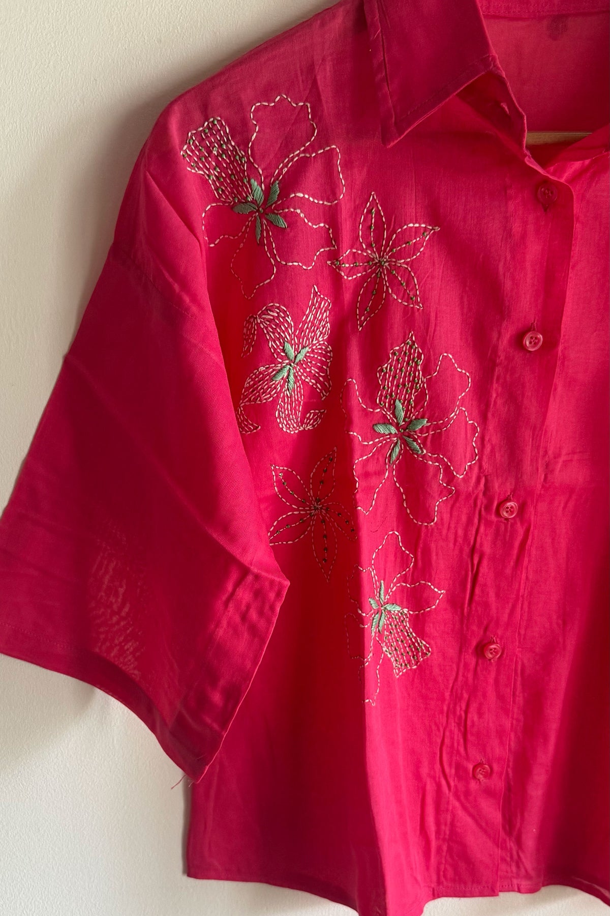 Fuchsia Bloom Shirt