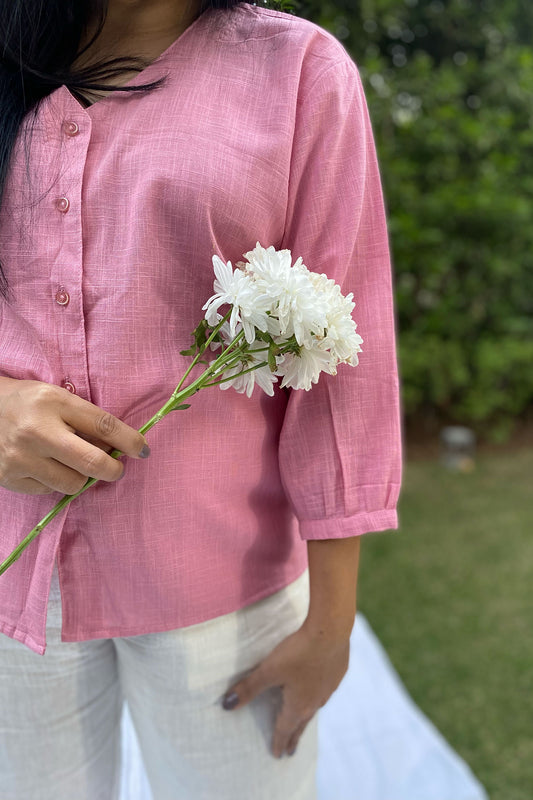 Taffy Pink Relaxed Fit Shirt