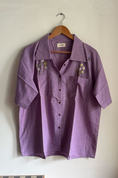 Lilac Wildflower Shirt