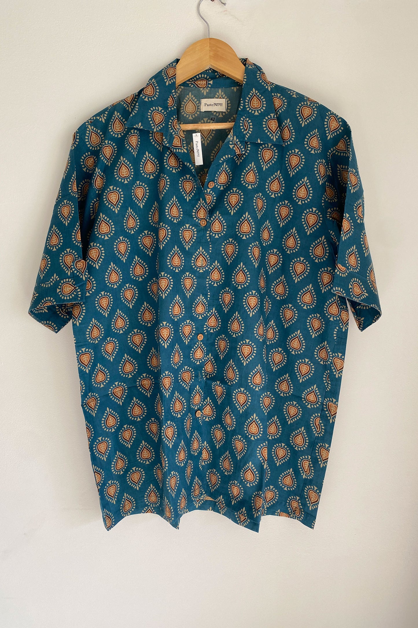 Heart Printed Collared Shirt