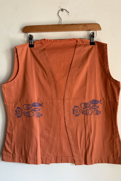 Fish in Flame Shrug