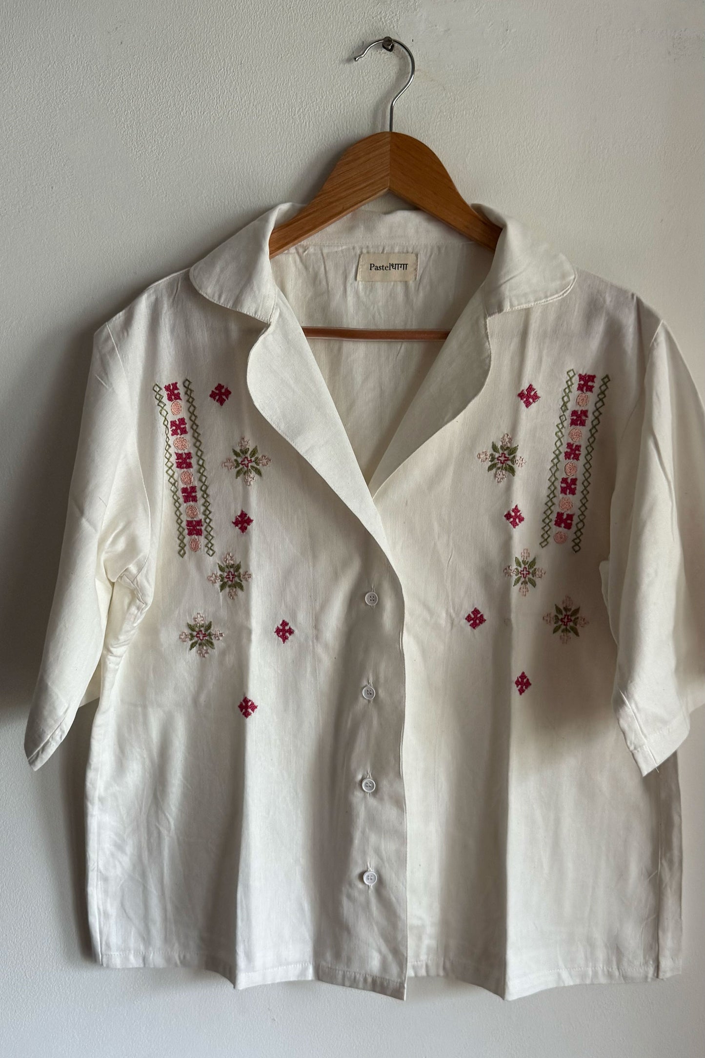 Petal Whisper Ivory Shirt