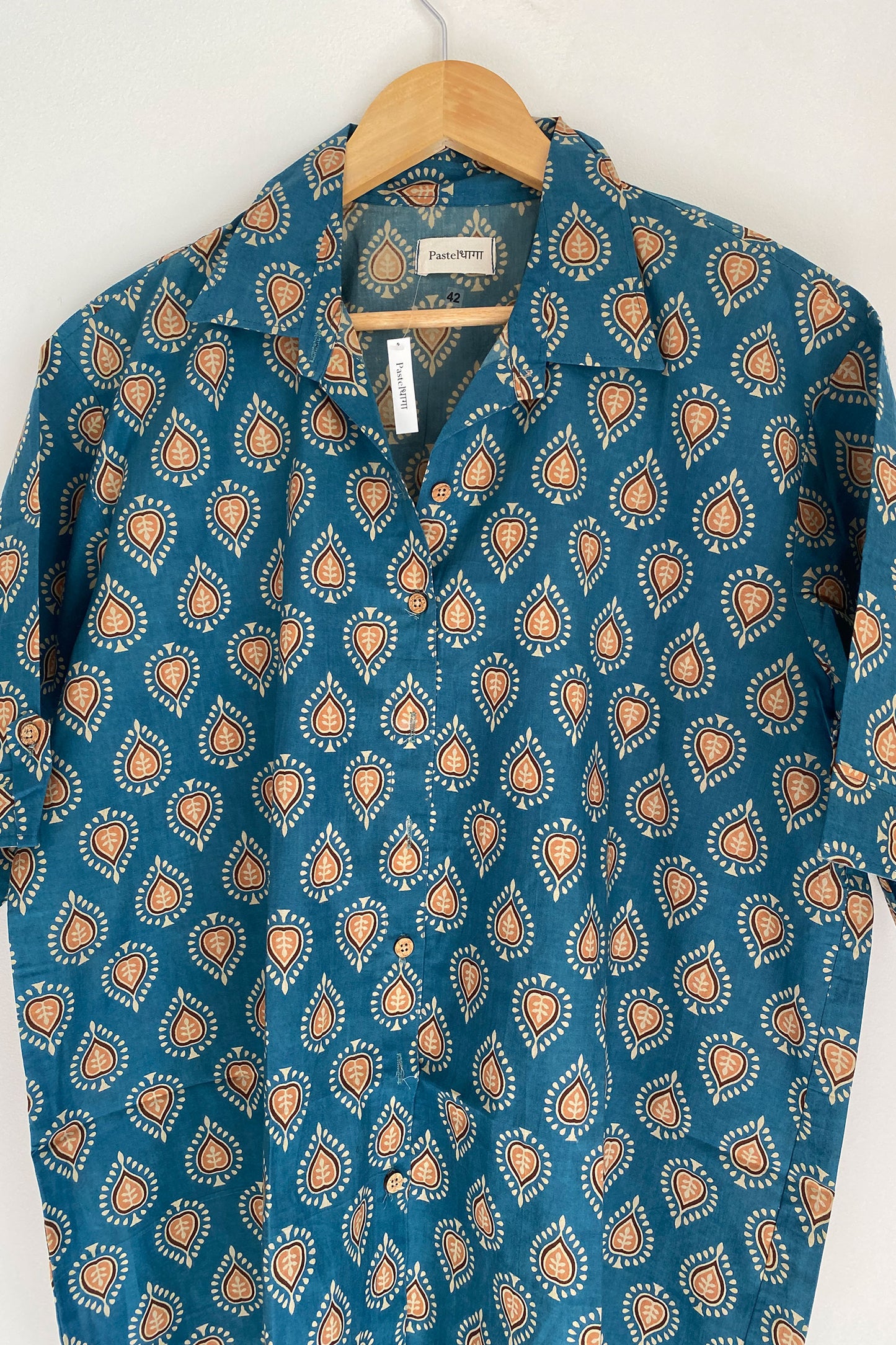 Heart Printed Collared Shirt