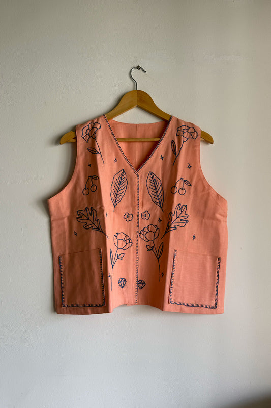 Peach Reverie Shrug